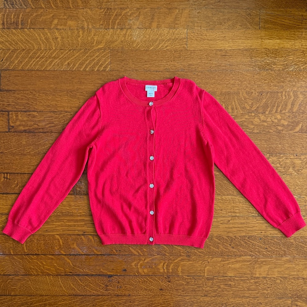 Crewcuts Red Kid's Cardigan